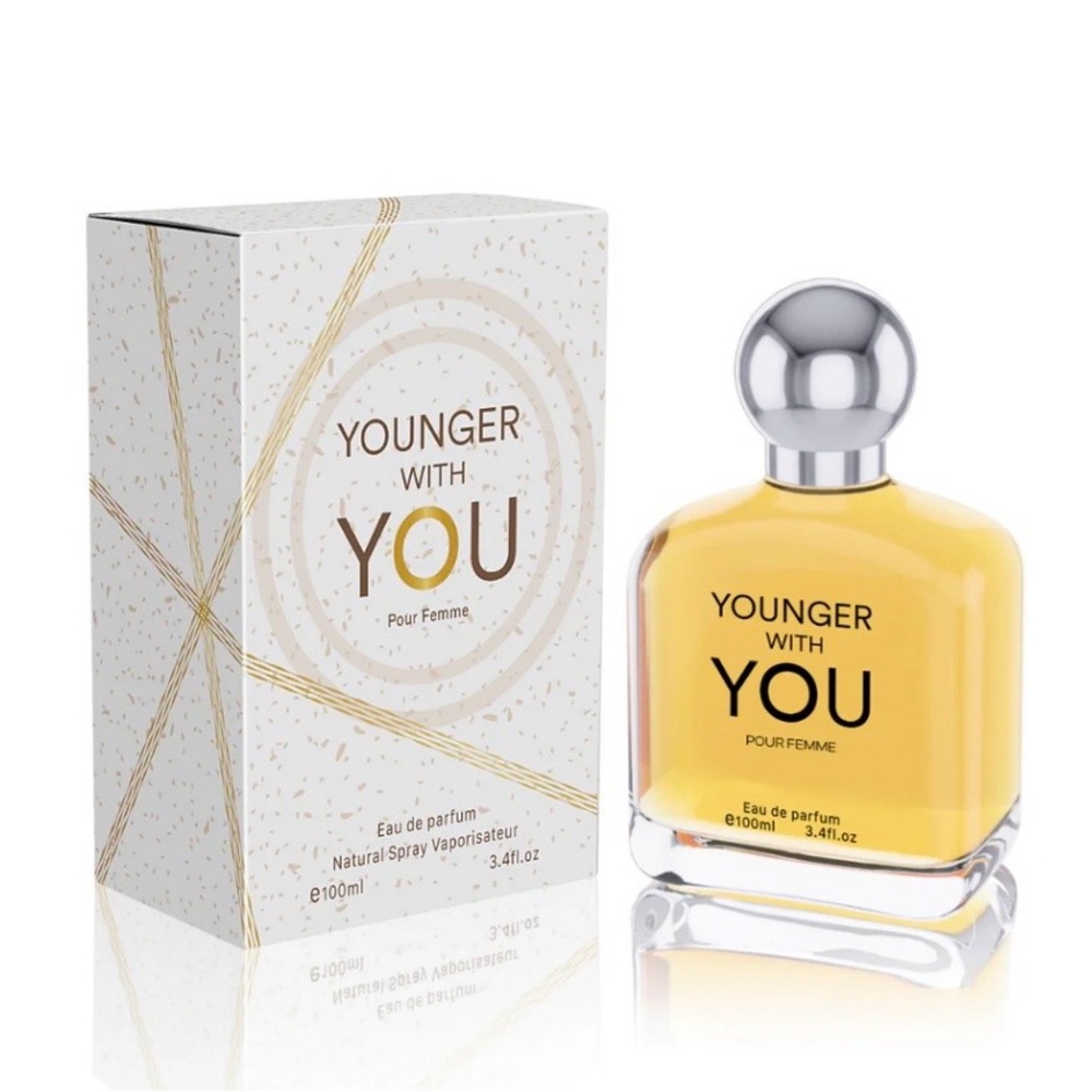 Younger With You Pour Femme Eau de Parfum - Amber Yellow Bottle